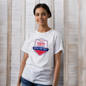 Official 2025 Trump Border Wall Construction Shirt