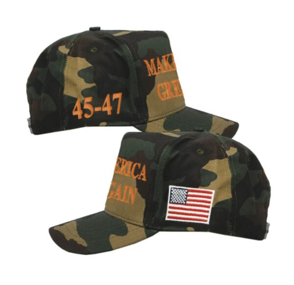 Trump 2025 MAGA 45-47 Camo Hats