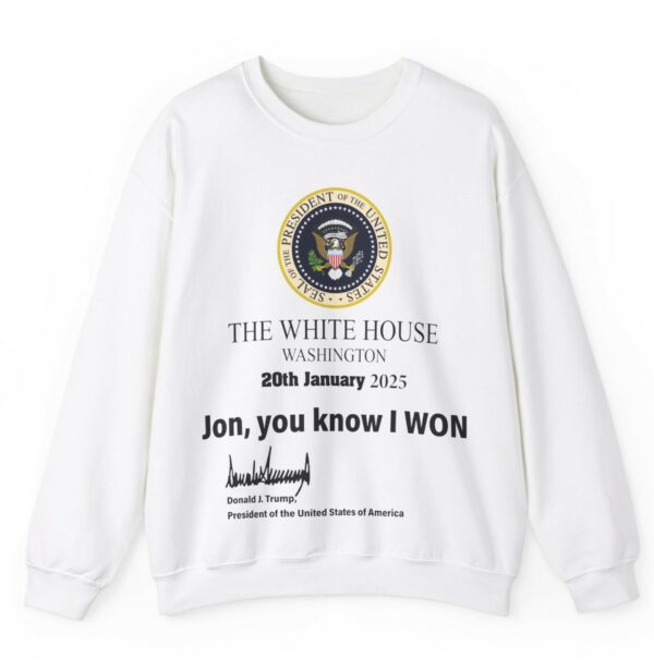 Trump White House Washington 20th January 2025 Sweatshirt