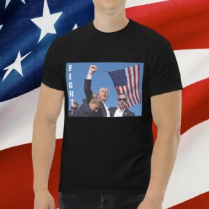 Donald Trump T-Shirt Stand with or Fight Trump, Make America Great Again