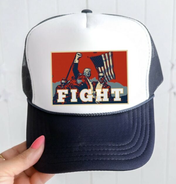 FIGHT Donald Trump Hat I Will Fight Trump 2024 Trucker Hat