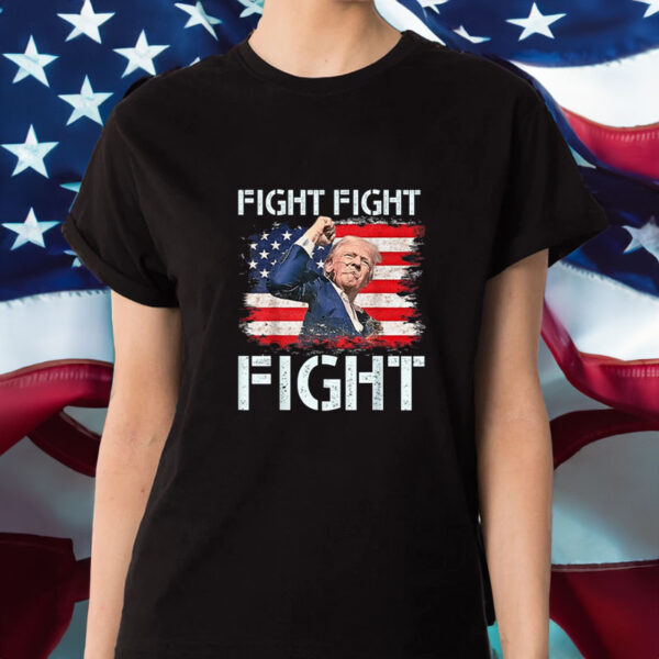 Trump Fight Fight Fight, Trump Signals To Americans to Fight T-Shirt