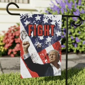 Trump Fight House Garden Banner Trump Flag 2024 Trump Fight Banner Republican Party Flag Usa