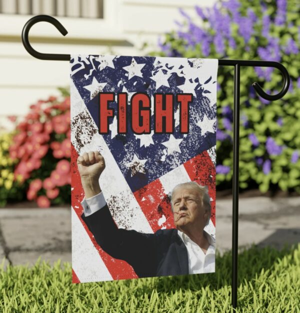 Trump Fight House Garden Banner Trump Flag 2024 Trump Fight Banner Republican Party Flag Usa