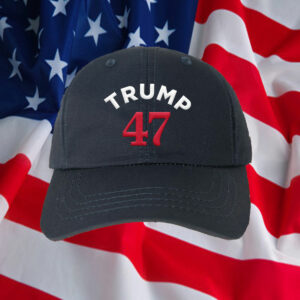 Trump 47 Navy Structured Adjustable Hats