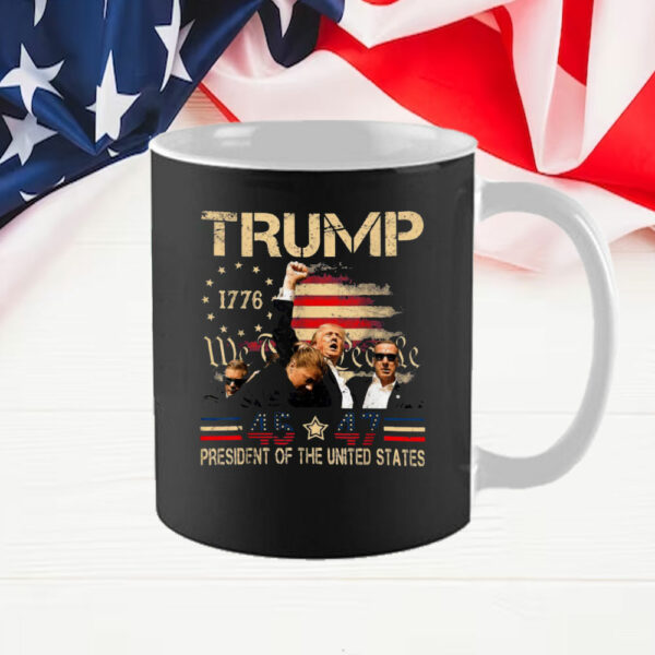 Donald Trump 45th 47th President Of Us Inauguration Day 2025 Mug