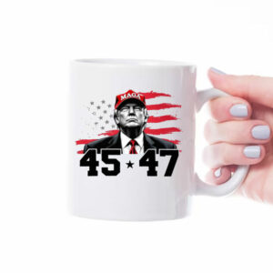 MAGA Trump Inauguration Day, 45 47 Trump Mug